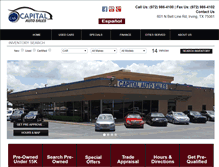 Tablet Screenshot of capitalautosales.net